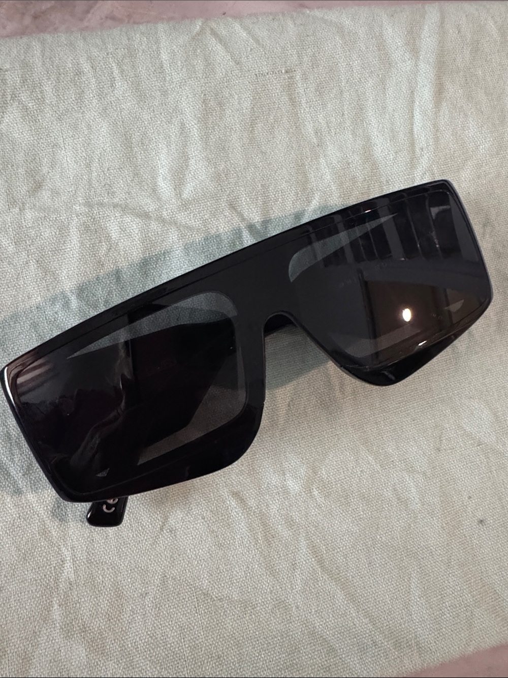 Black Shield Sunglasses for Women